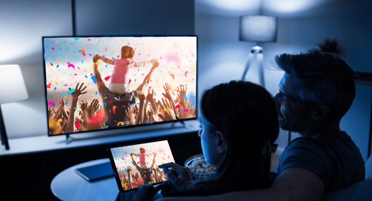 Connected TV cover